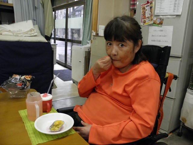 スイートポテトに満足！