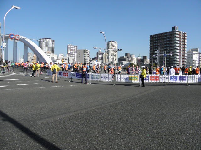 大阪マラソン見学