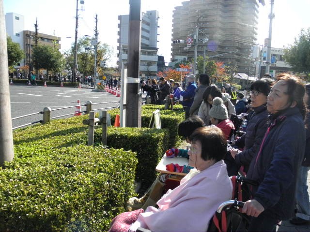 大阪マラソン見学
